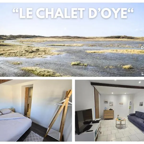 Le Chalet D'oye - bord de mer-réserve naturelle- Oye Plage, Hotel in Oye-Plage