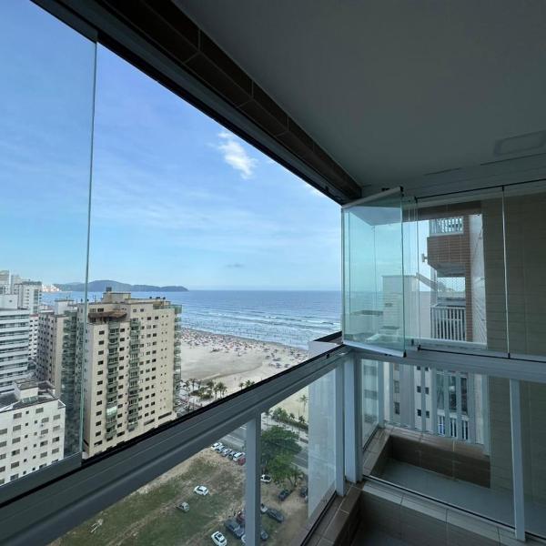 Apartamento com vista para o mar Praia Grande - Aviação