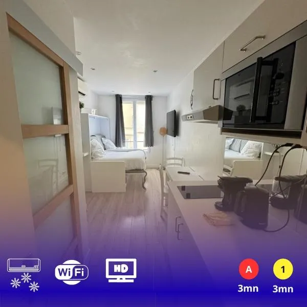 Rempart du Chateau-SV84 StudioVincennes、ヴァンセンヌのホテル