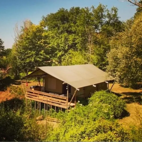 Camping d'artagnan, hotell i Margouët-Meymès