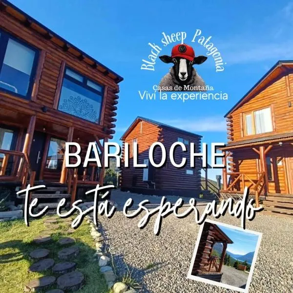 Black sheep Patagonia cabañas con vista al lago gutierrez y cerro catedral, Hotel in San Carlos de Bariloche