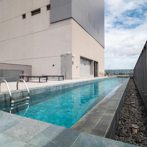 Studio Moderno no Paraíso com Varanda e Vista Ao lado do Metrô - Foto 4
