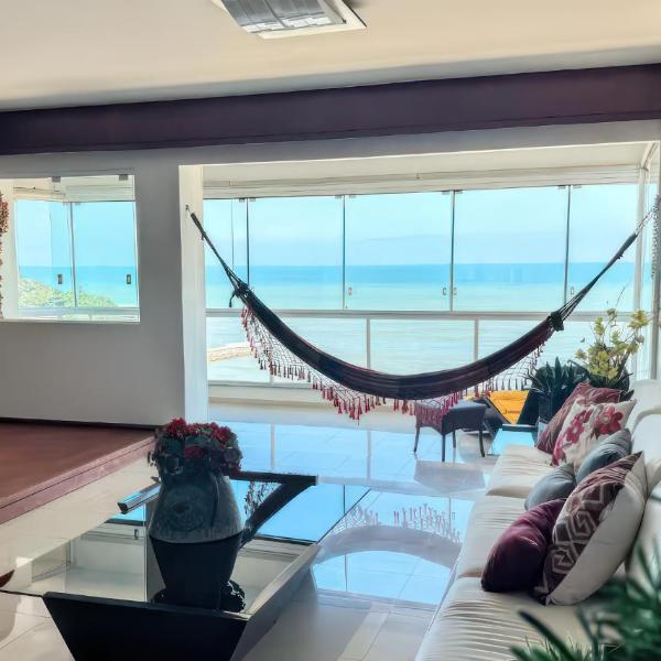 Frente Mar alto padrão 250m2 pé na areia 3 garagens