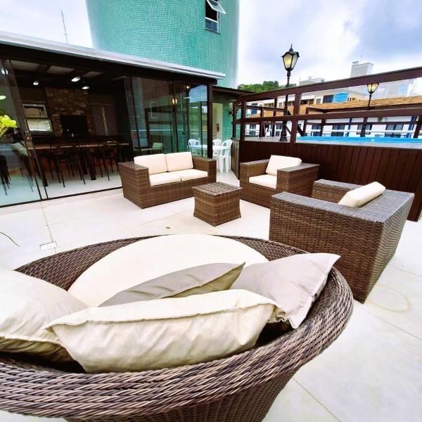 Apartamento do Sol - Cobertura Piscina privativa, 4 quartos, 220m da praia no centro de Bombinhas - Foto 4