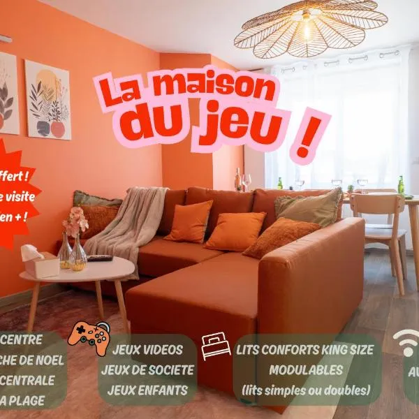 Maison du jeu proche cnpe & marché de Noël 8pers, hotel em Gravelines