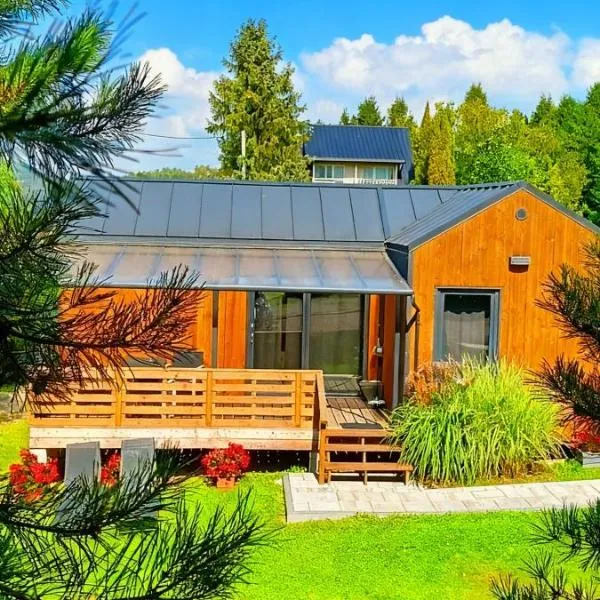 Domki u Łosia Bieszczady & Sauna，波蘭茲克的飯店