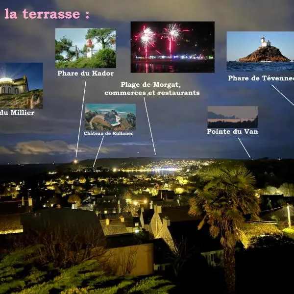 Maison avec vue sur Morgat, hotel en Crozon