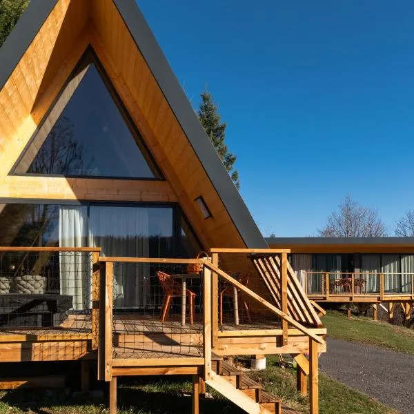 Les Terrasses du Grillon，拉克河畔尚邦的飯店