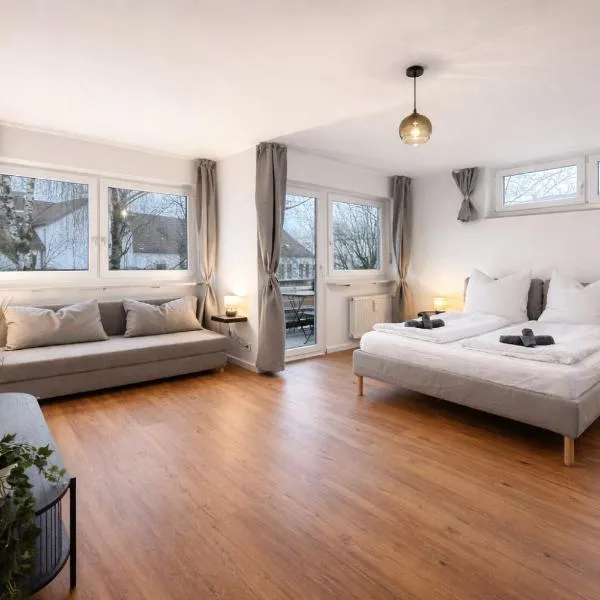 Stilvolles Studio für bis zu 6 Gäste - Balkon & Parkplatz, hotel Starnbergben