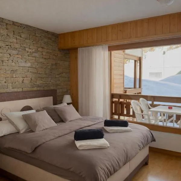 Alpstay - Résidences des Bains d'Ovronnaz - Studio NORD S108 – hotel w mieście Ovronnaz