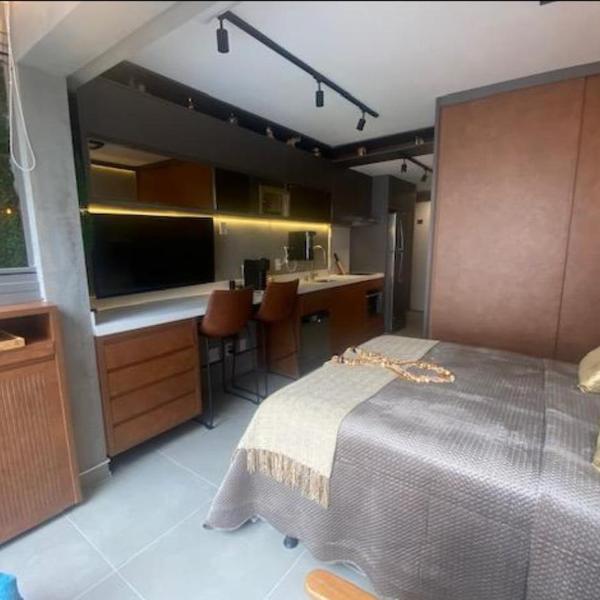 Studio Bela Bali, perto da Avenida paulista, com Estacionamento e Lavadora - Foto 2