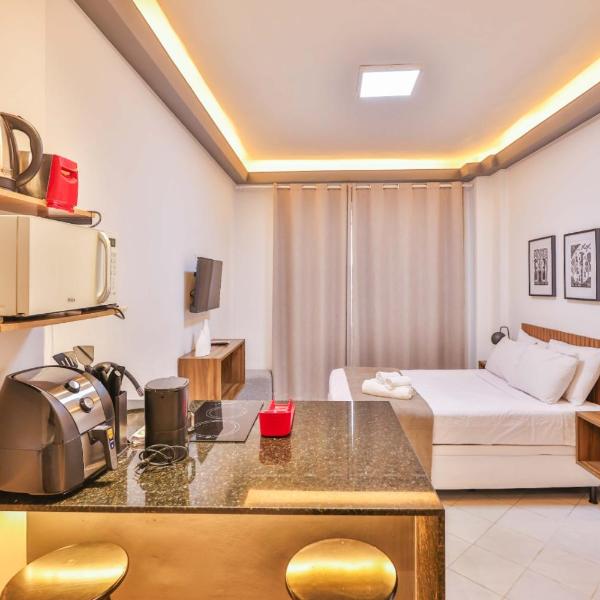 Studio compacto em Copacabana, reformado, com WiFi, Ar split, mini cozinha, a 250m da praia e 350m do metrô! - Foto 2