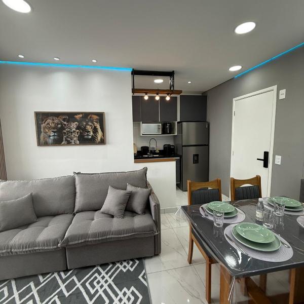 Piscina, Vista Mar & Churrasco em Apartamento Mongaguá - Foto 5
