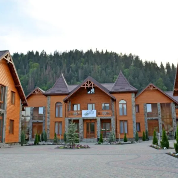 Sribni Rosy, Hotel in Mykulytschyn