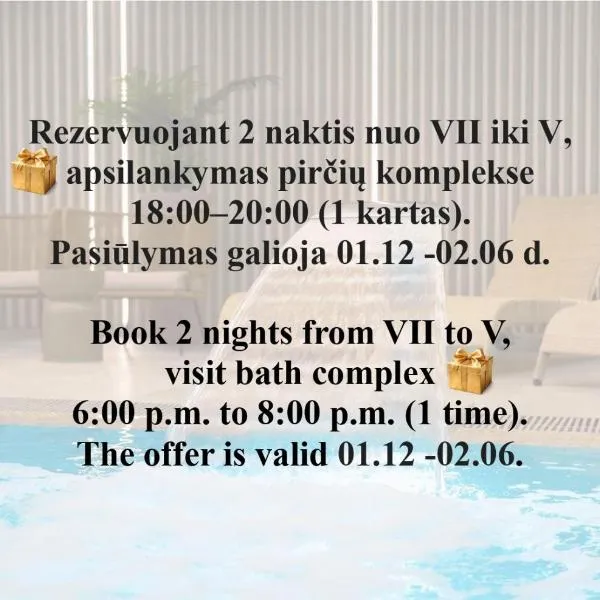 Palangos Vetra, hotel din Palanga