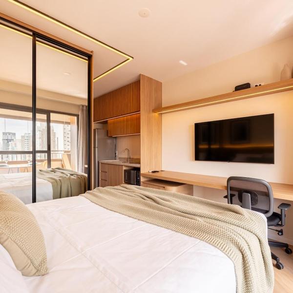 1806-Studio Chic e moderno no Grand Vitrali