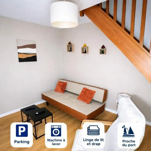 maison cosy proche du port et plage, Hotel in Grand-Fort-Philippe