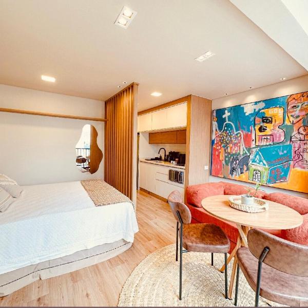 Lindo Studio Perdizes há 4 min do Allianz Parque e Shopping Bourbon