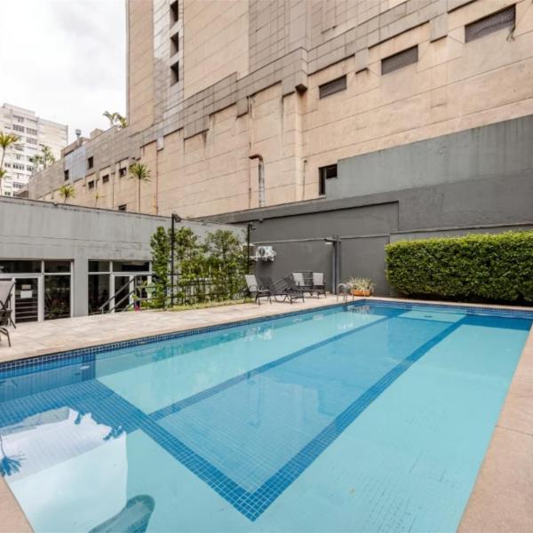 Flat no Jardins próximo ao metrô com recepção 24h - Foto 4