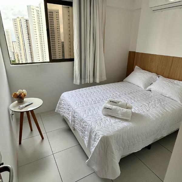 Flat - Boa Viagem para até 5 pessoas, andar ALTO vista Mar, Piscina, Wifi 500Mbps, - Foto 2