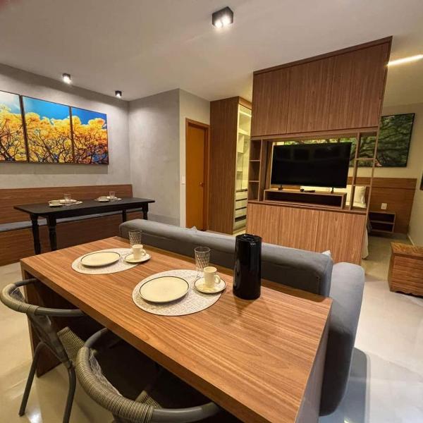 Apart St Bueno Ar, Cozinha, Vaga e Lavadora