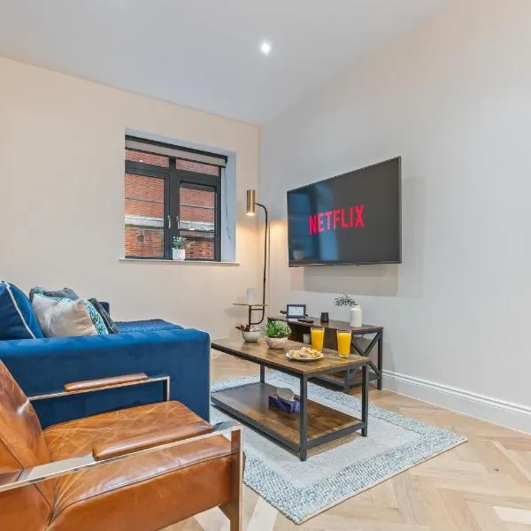 Central Jewellery Quarter 1-Bedroom Apartment with Workspace, Hotel in Birmingham