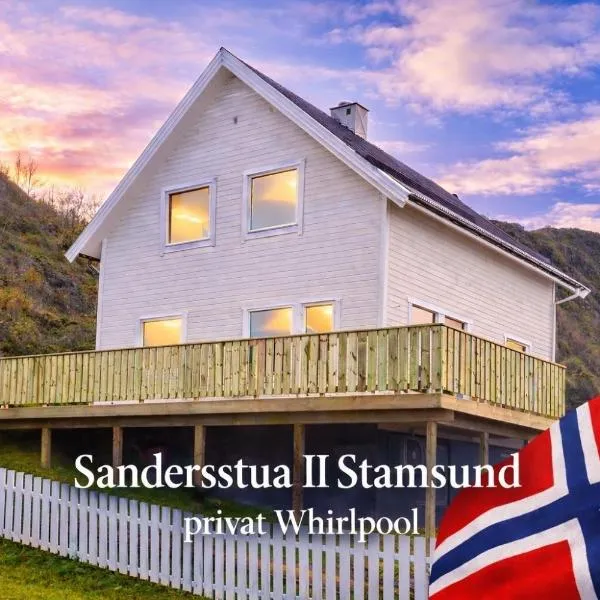 Sandersstua 2, luxury family villa with private whirlpool in Stamsund, hotel sa Vestvågøya