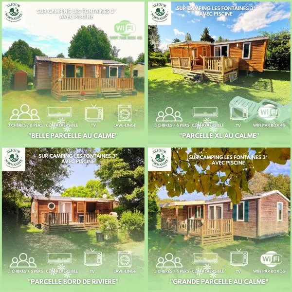 Chalet 3 chambres 6 pers Tohapi 3 étoiles- Direct proprio- plusieurs logements, hotel di Ivry-la-Bataille