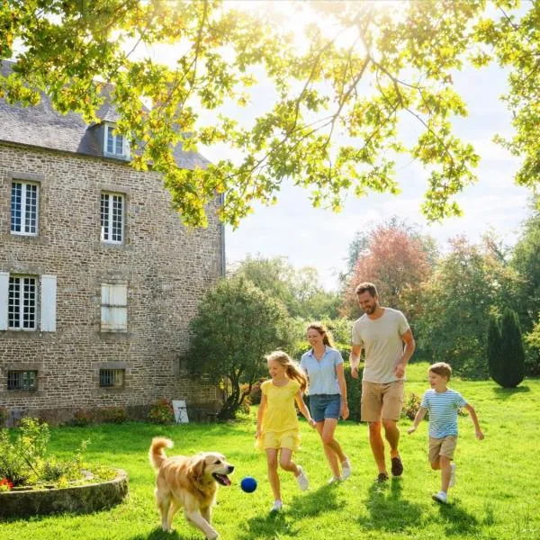 Château isigny, séjour en Famille, Enfants & Chiens bienvenus, Family Holidays, Children & Dogs Welcome, hotel em Isigny-le-Buat