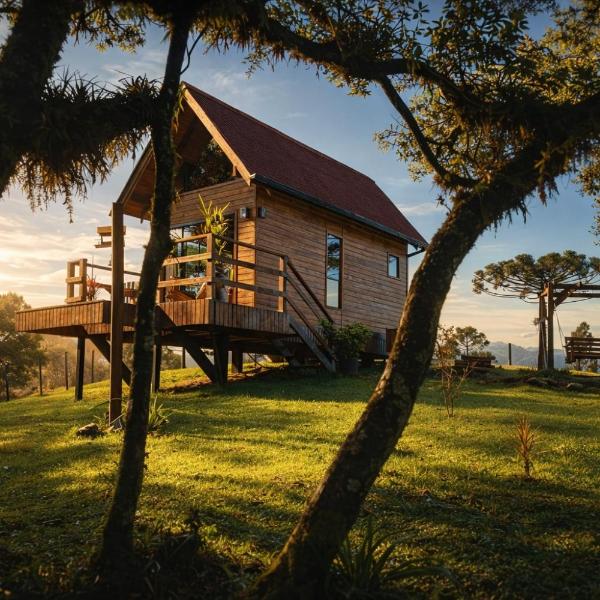 Chalé Eco das Aves próximo a vinícola Thera