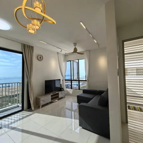 Batu Kawan Sunset Seaview Condo near Ikea & Design Village, khách sạn ở Batu Kawan
