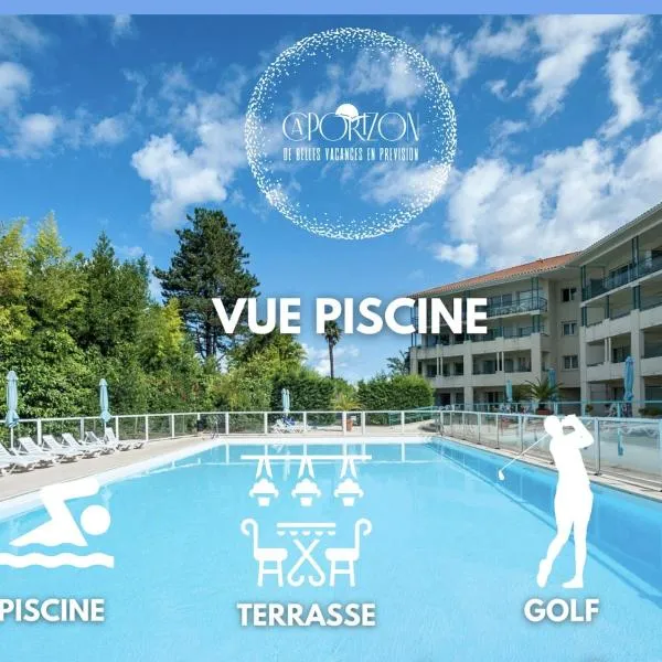 Caporizon-Bidaia-T2-piscine en face golf, ξενοδοχείο σε Ciboure