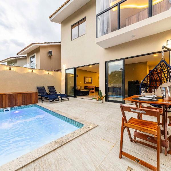 Refúgio Romântico com Hidro e Piscina Aquecida