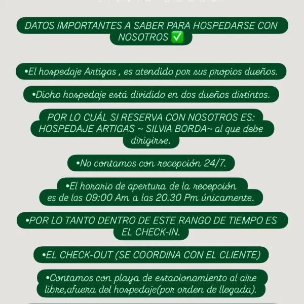 Hospedaje Artigas - Silvia Borda, hotel en Corrientes