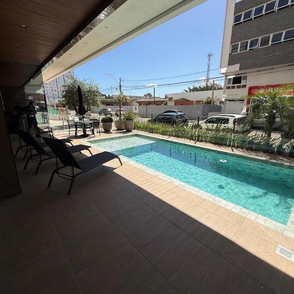 Apartamento 2 dormitórios, com piscina e perto da praia - Foto 4