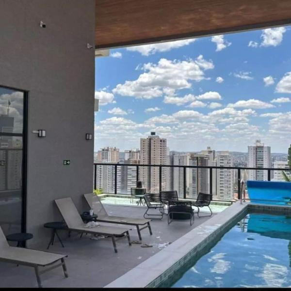 Apto Moderno 2 quartos piscina lazer no Bueno - Foto 4