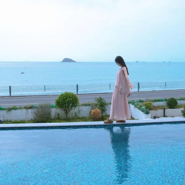 Qingdao Wushe Yujianshanju Tangchi Seaview Hotel, hotel in Liuqinghe