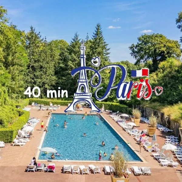 Parisylva 3 Ch - 6 Pers Paris 45 Min, отель в городе Saint-Chéron