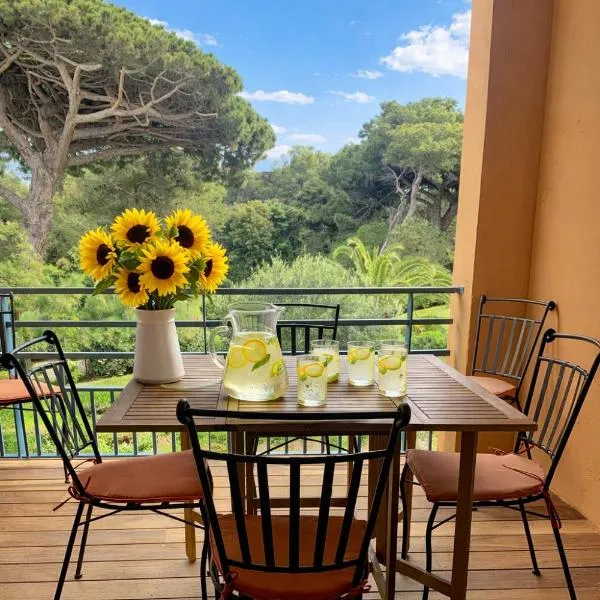 LA BADINE Appartement 5 personnes avec balnéo et clim, hotel in Hyères