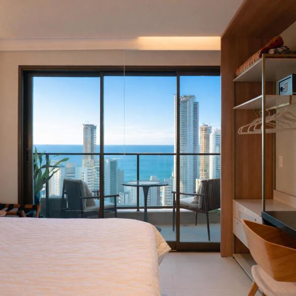 Studio Duna, 25º Andar Vista Mar, à 350m Beira-Mar no Meireles com Rooftop exclusivo