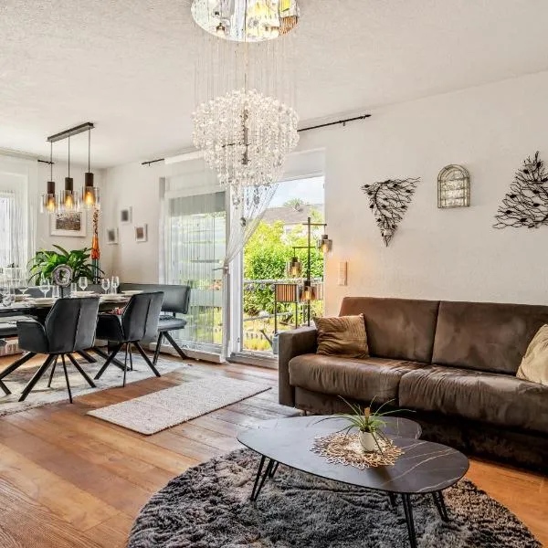 Retreat Living - Business-Apartment mit 3 Schlafzimmern, 2 Bädern & Sauna - kostenloser Parkplatz, hotel v destinaci Bensheim