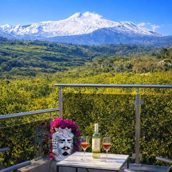 Limoneto Etna View、ジャッレのホテル