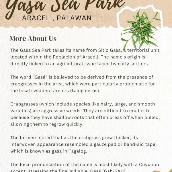 Gasa Sea Park，Araceli的飯店