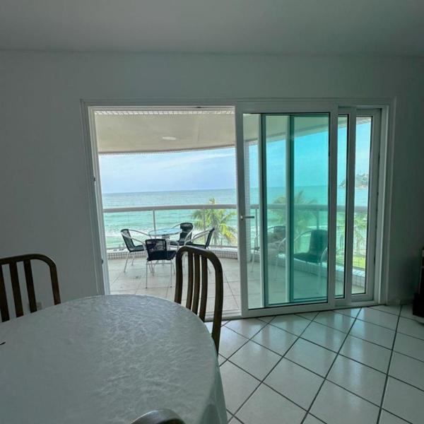 Apt com vista para o mar e churrasqueira - Foto 4