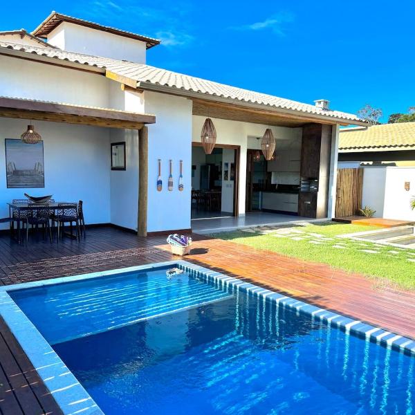 Oásis em Arraial dÁjujda à 5min da Pitinga com piscina, churrasqueira e garagem - Foto 2