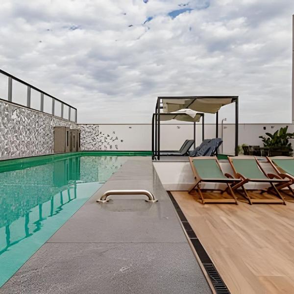 Studio na Vila Olímpia com Piscina|Cinema|Academia - Foto 4