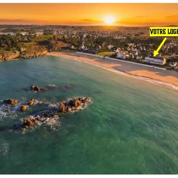 Studio 4 personnes Plage de La Grève Blanche, Hotel in Trégastel