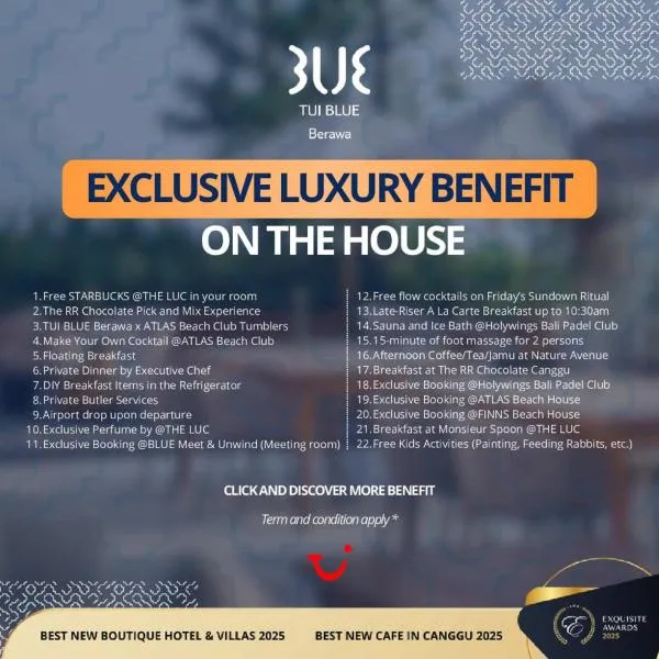 TUI BLUE Berawa Hotel and Villas، فندق في تشانغو