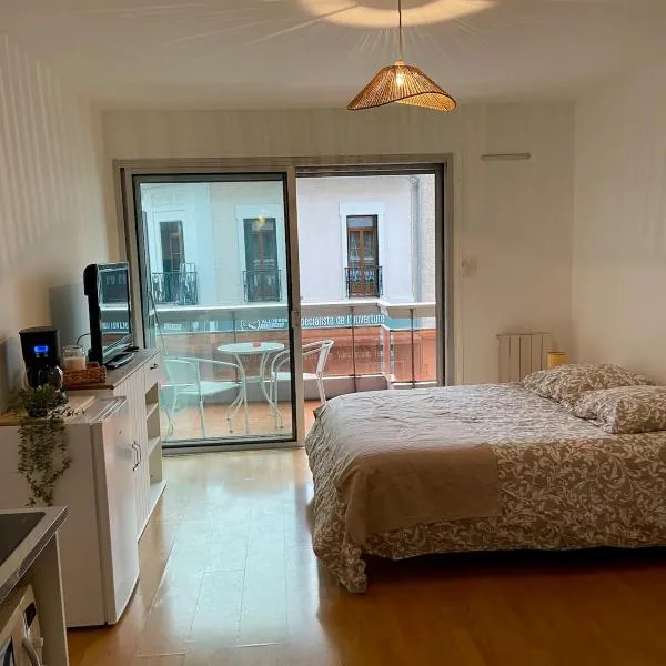 Studio cosy en plein centre ville classé 2 étoiles โรงแรมในอิกซ์เลส์แบ็งส์