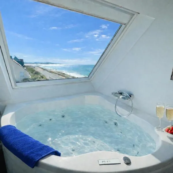 DUPLEX AVEC JACUZZI vue imprenable sur la baie de Wissant, hotel sa Wissant